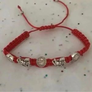 ✔️ St benedict adjustable string bracelet